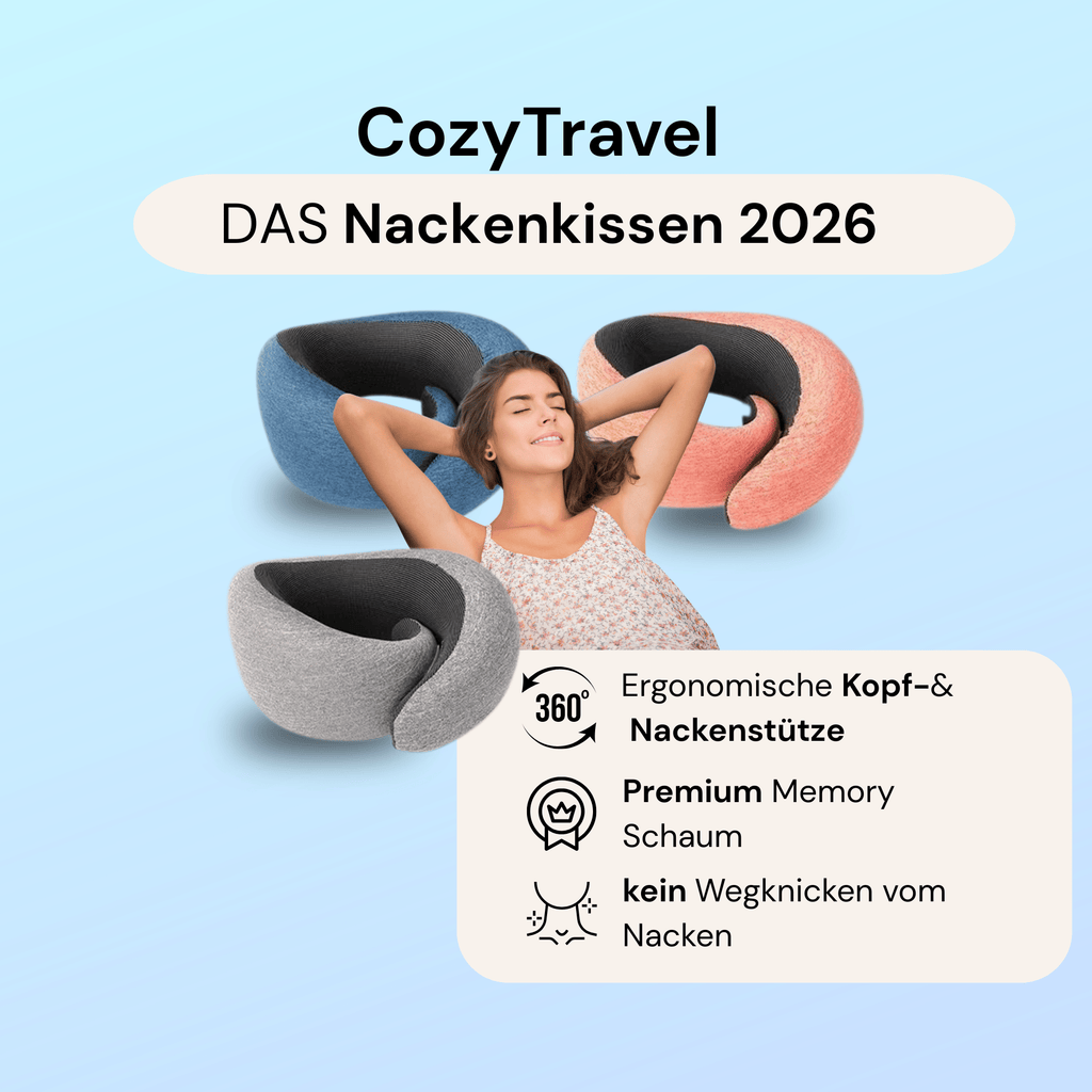 DAS bequemste Nackenkissen 2026 aus Memory Schaum