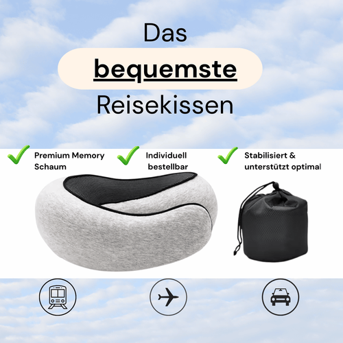 CozyTravel-DAS bequemste Nackenkissen 2026 aus Memory Schaum