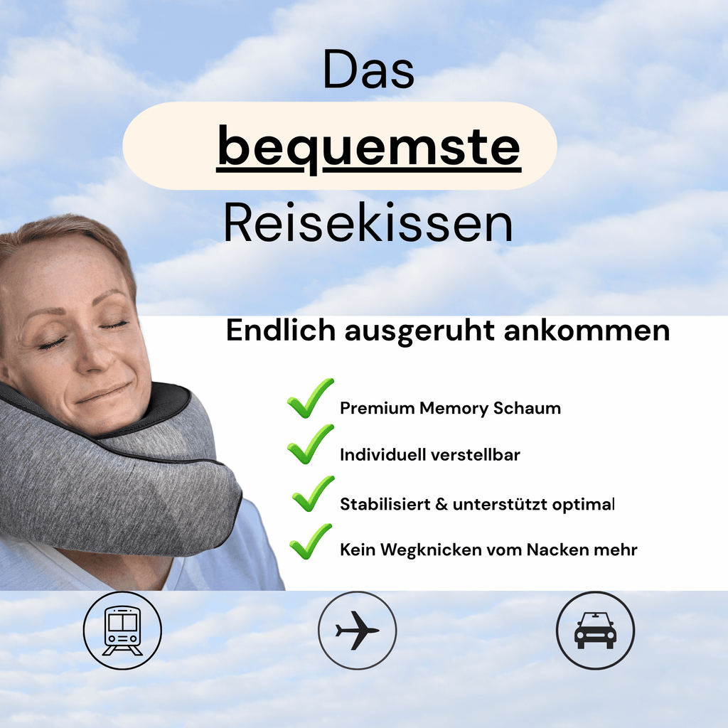 DAS bequemste Nackenkissen 2026 aus Memory Schaum