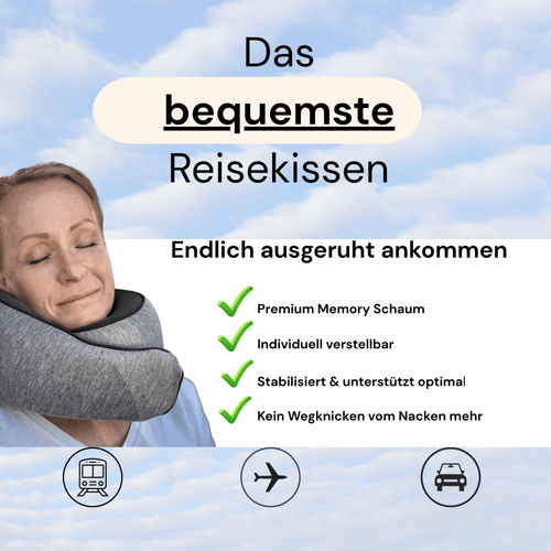 CozyTravel-DAS bequemste Nackenkissen 2026 aus Memory Schaum
