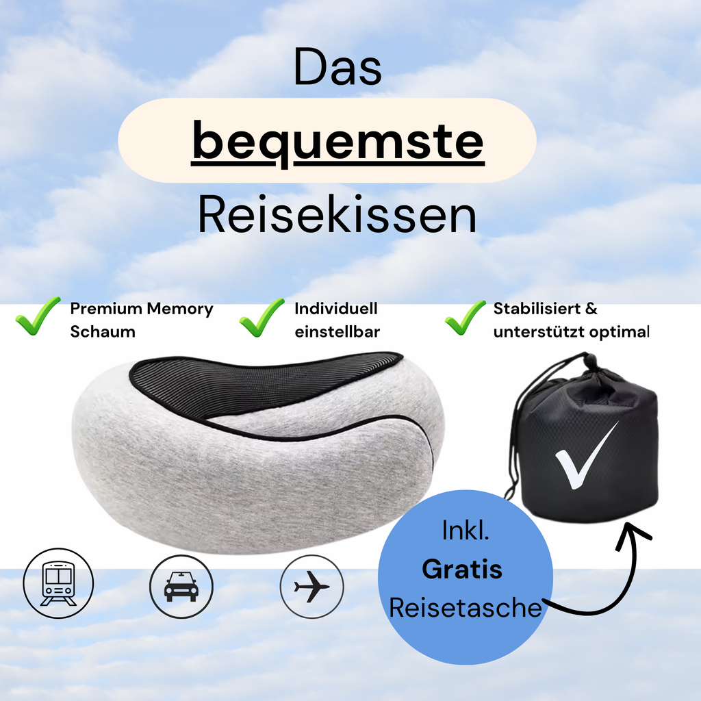 DAS bequemste Nackenkissen 2026 aus Memory Schaum